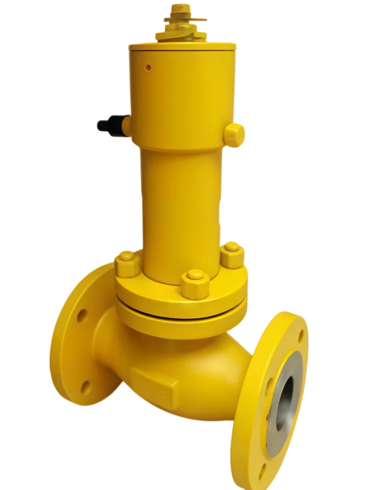 Hydraulic emergency shut-off valve
