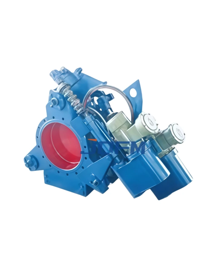Electro hydraulic blind valve