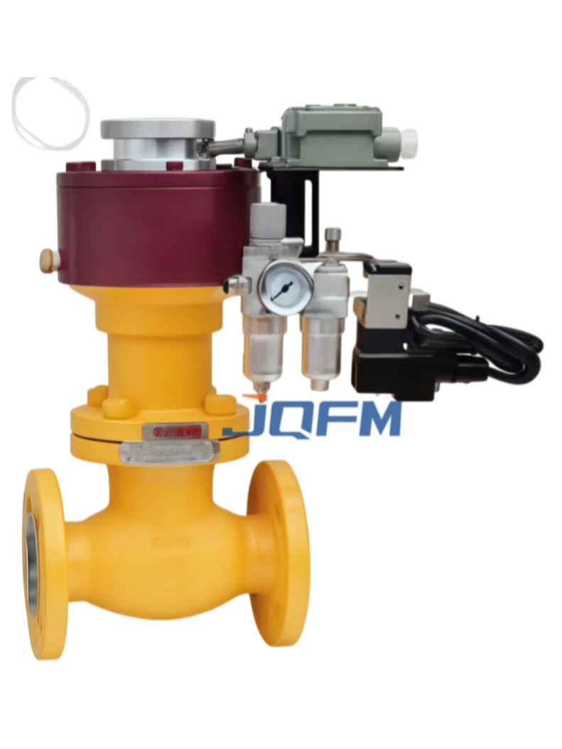 Pneumatic emergency shut-off valve