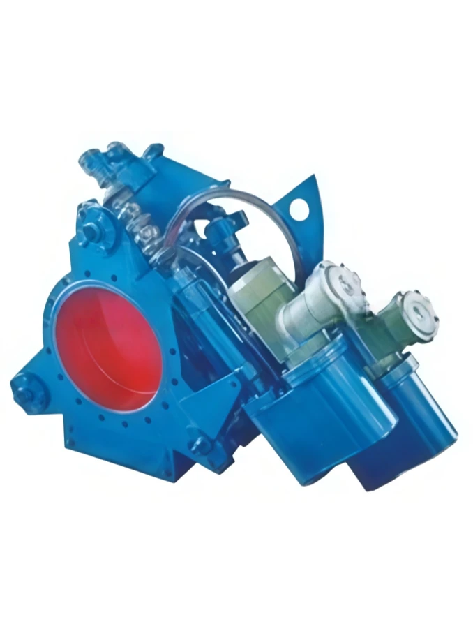 Electro hydraulic blind valve