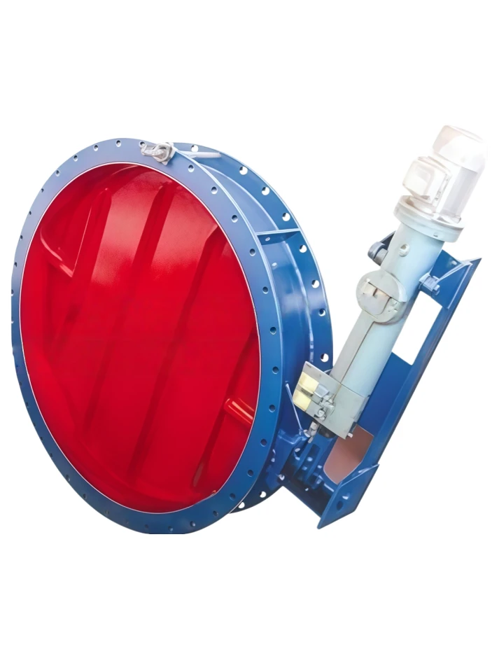 Electro hydraulic pneumatic butterfly valve