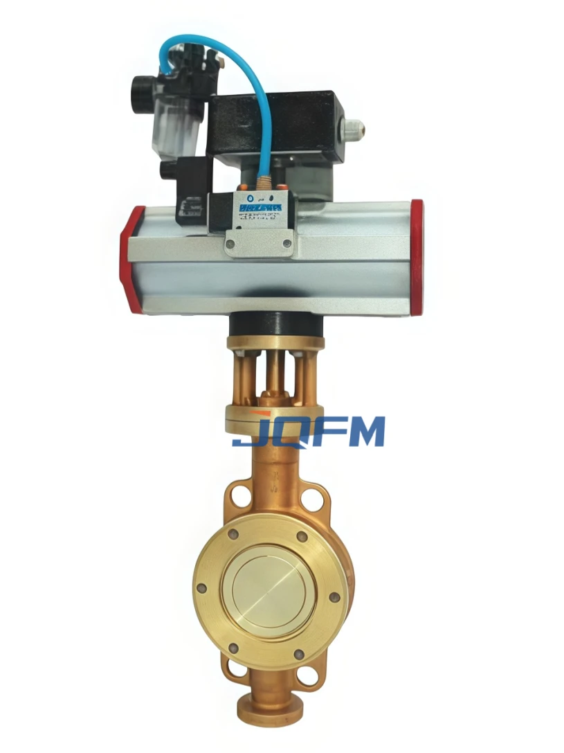 Brass Oxygen Butterfly Valve