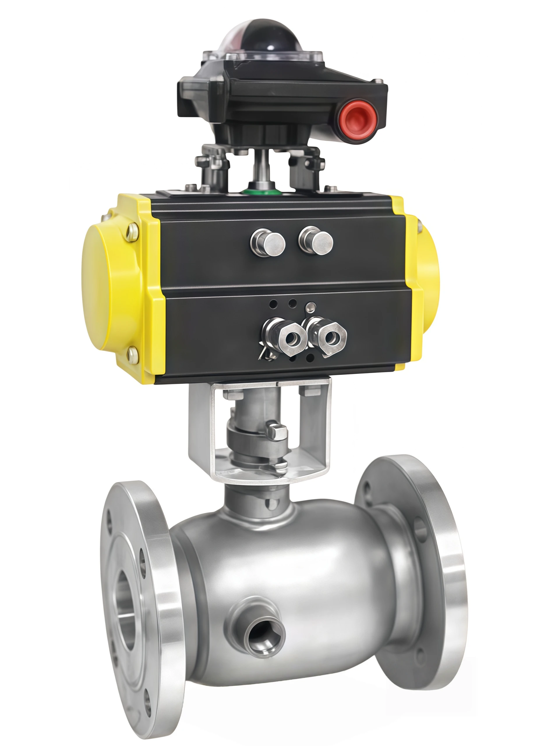 Pneumatic insulation ball valve