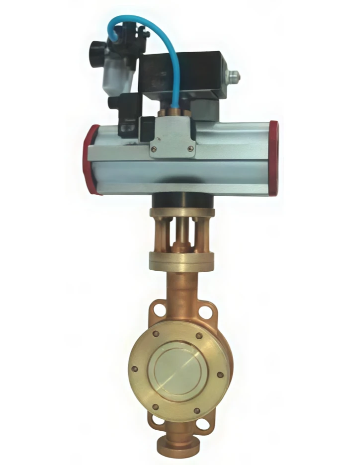 Brass Oxygen Butterfly Valve