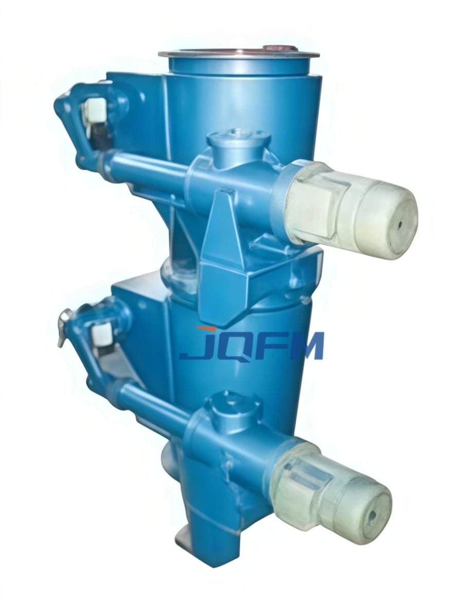 Intelligent double-layer ash discharge valve