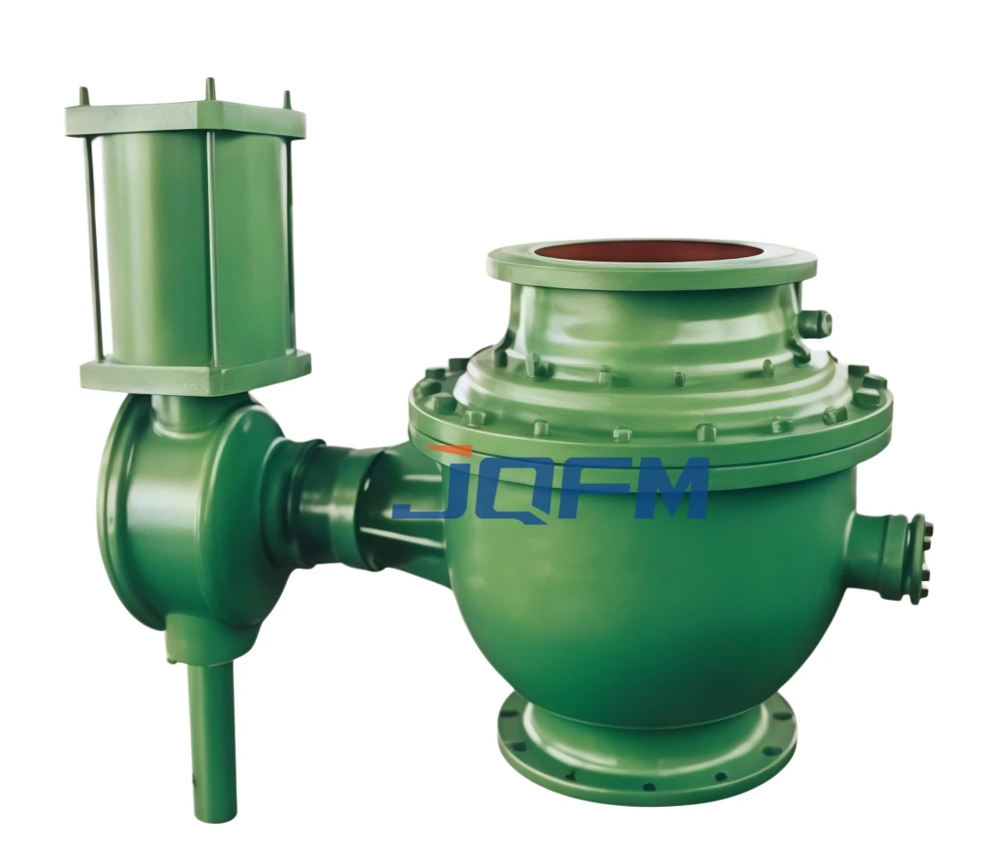 Pneumatic ash unloading ball valve