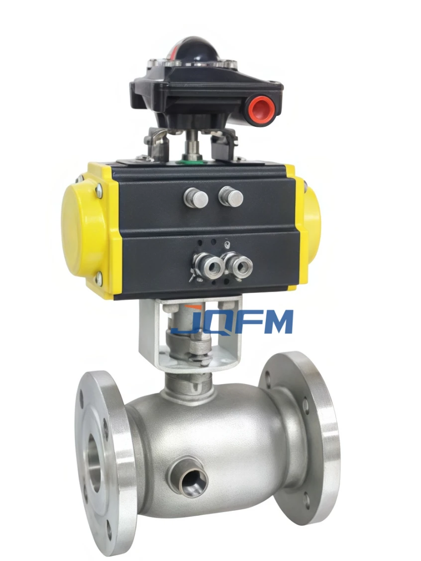 Pneumatic insulation ball valve