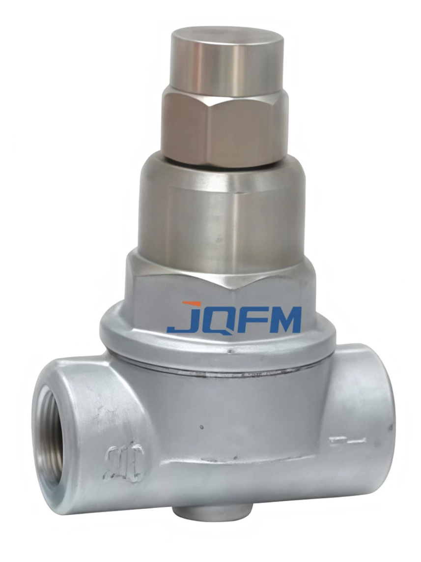 Bimetallic drain valve