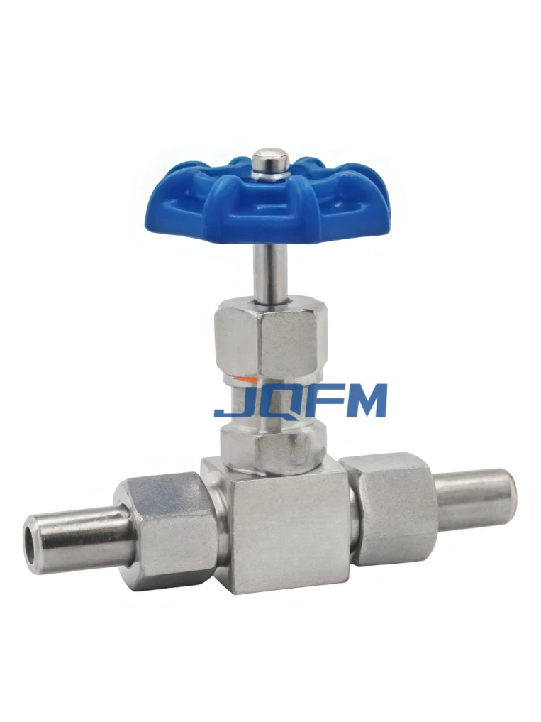Needle globe valve with rod