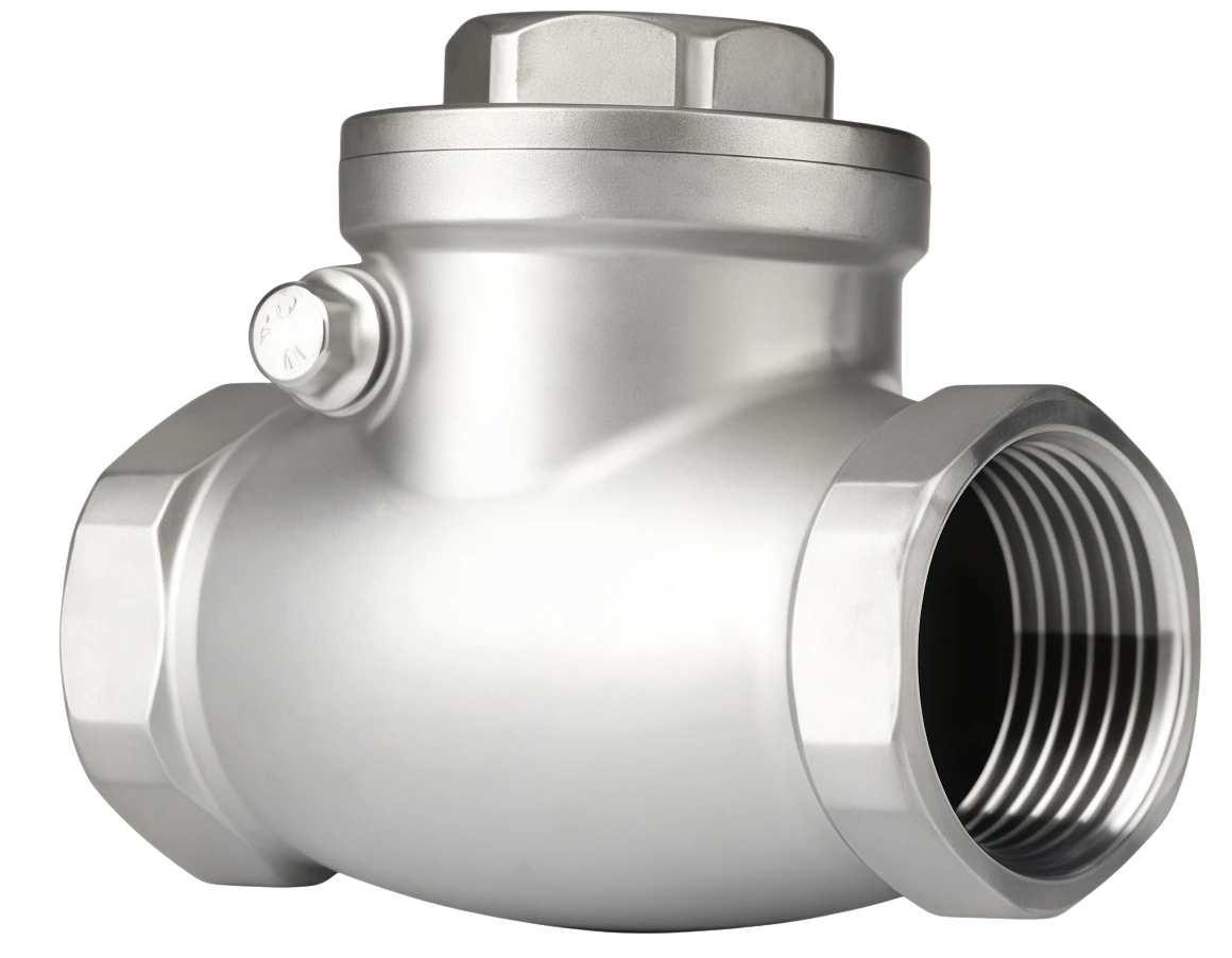Stainless steel threaded check valve