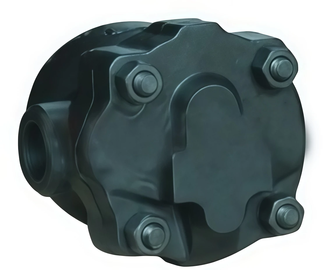Lever floating ball type drain valve