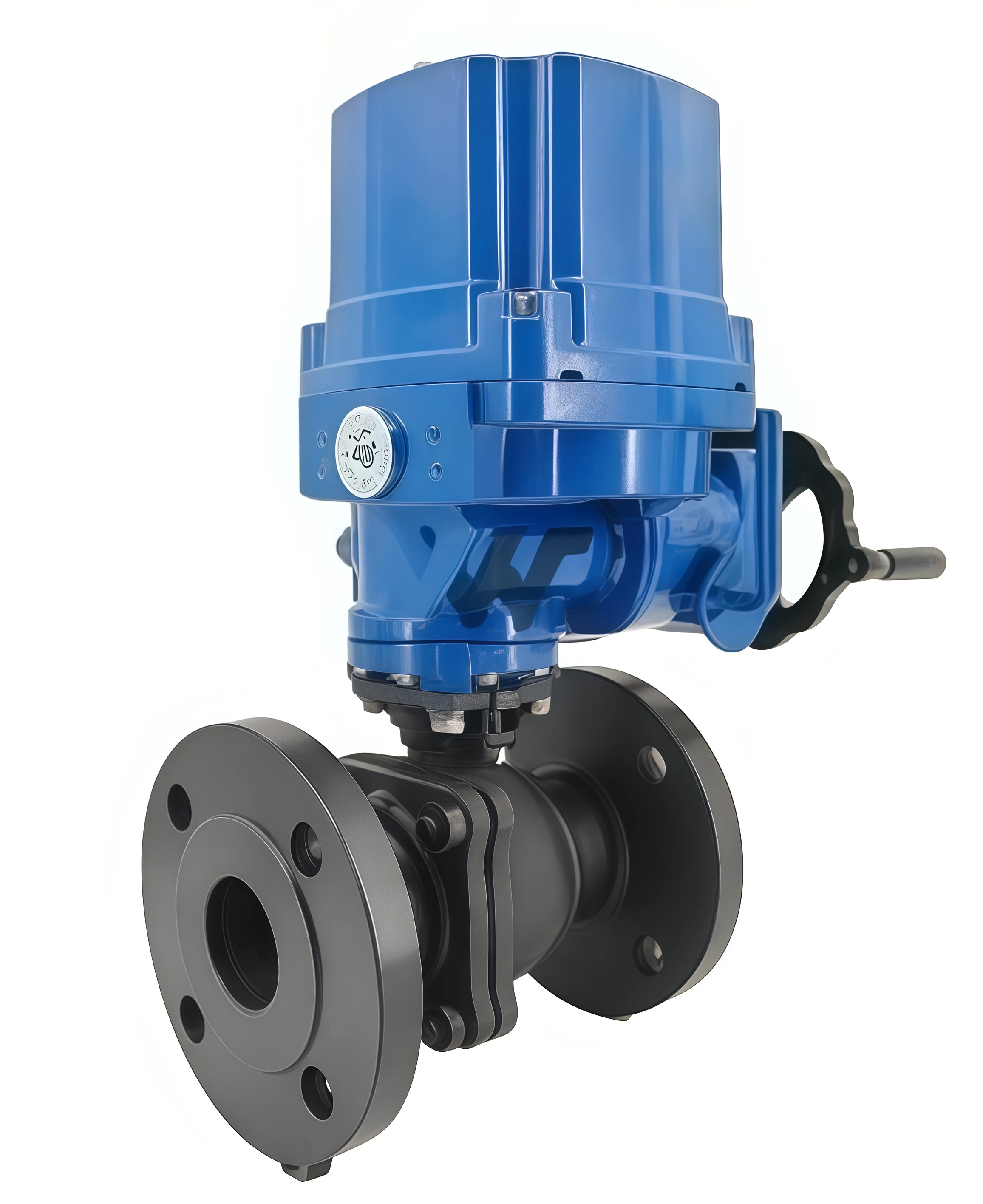 Fluorine lined electric ball valve