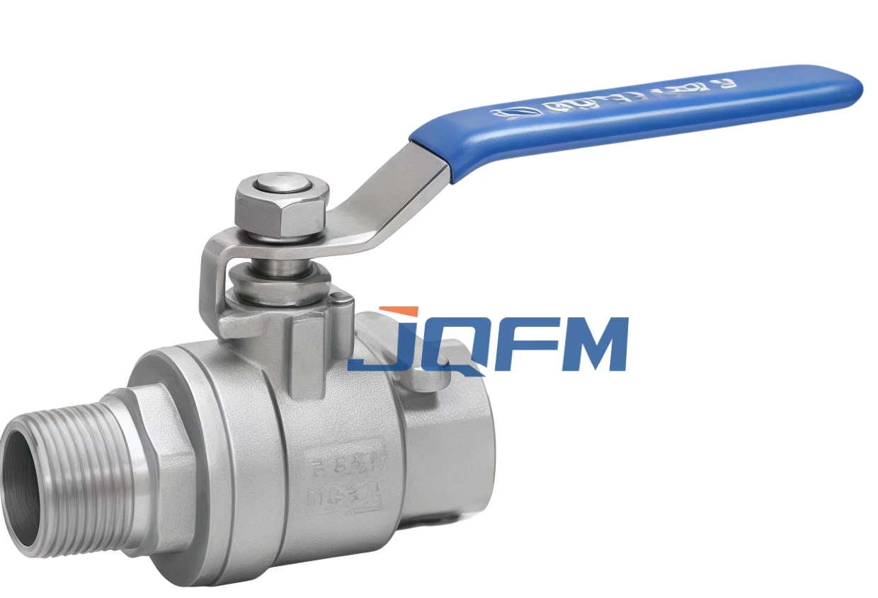 2PC Internal and external thread ball valve