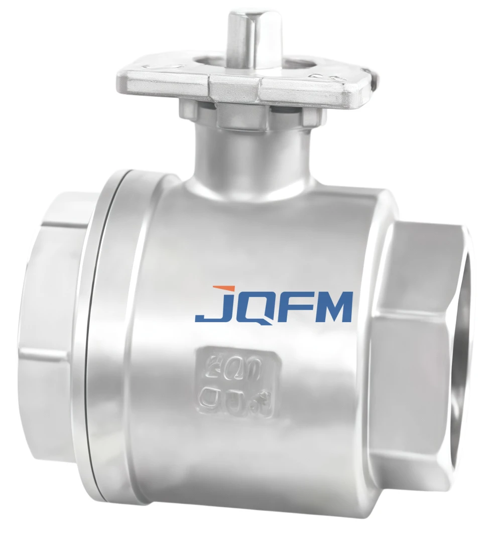 2PC high platform internal thread ball valve