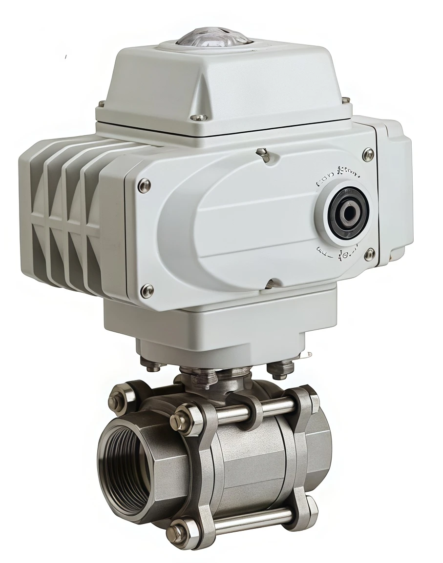 Electric screw ball valve