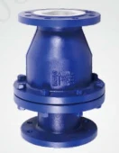 Fluorine lined check valve valve