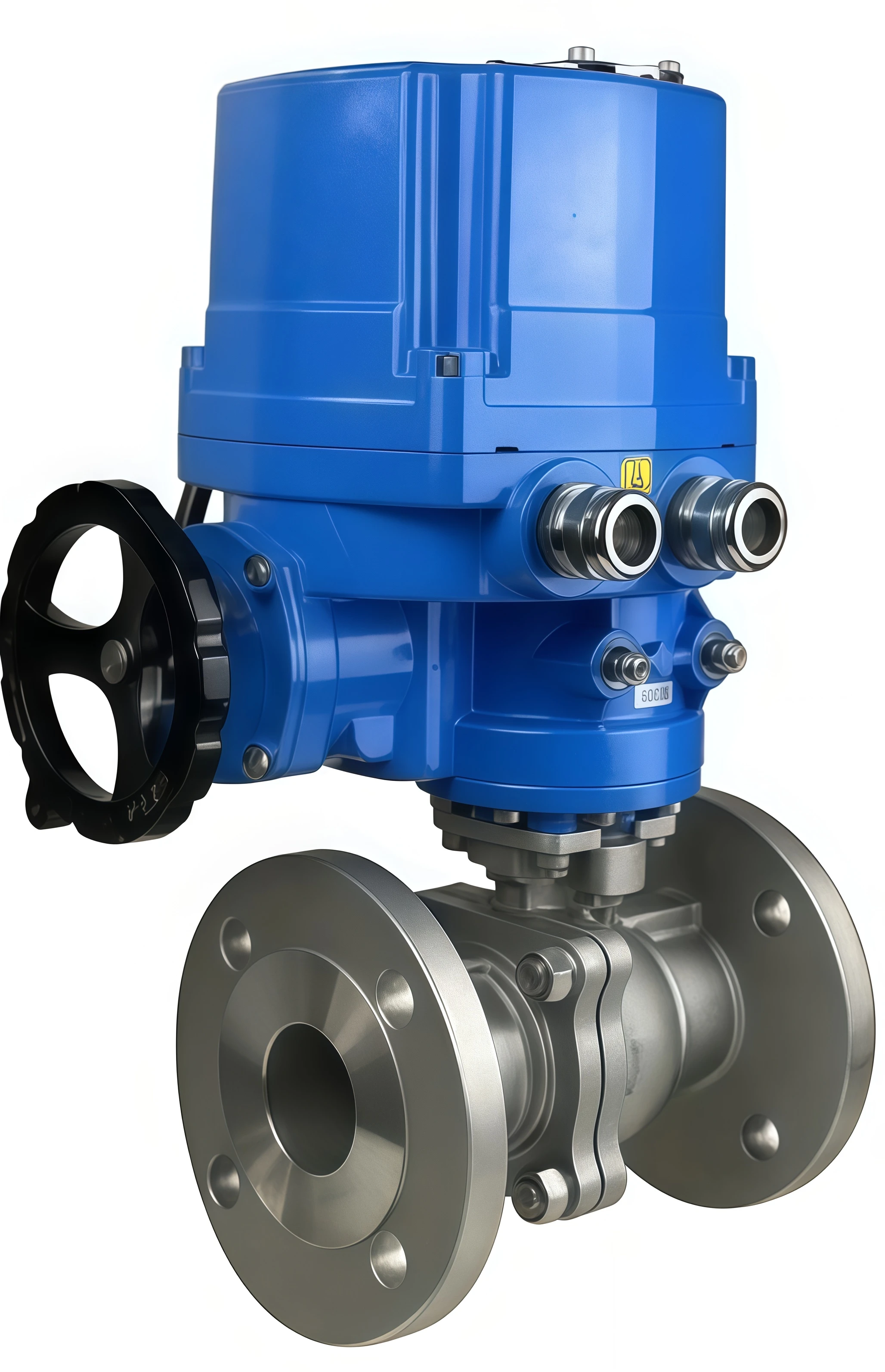 Fluorine lined electric ball valve