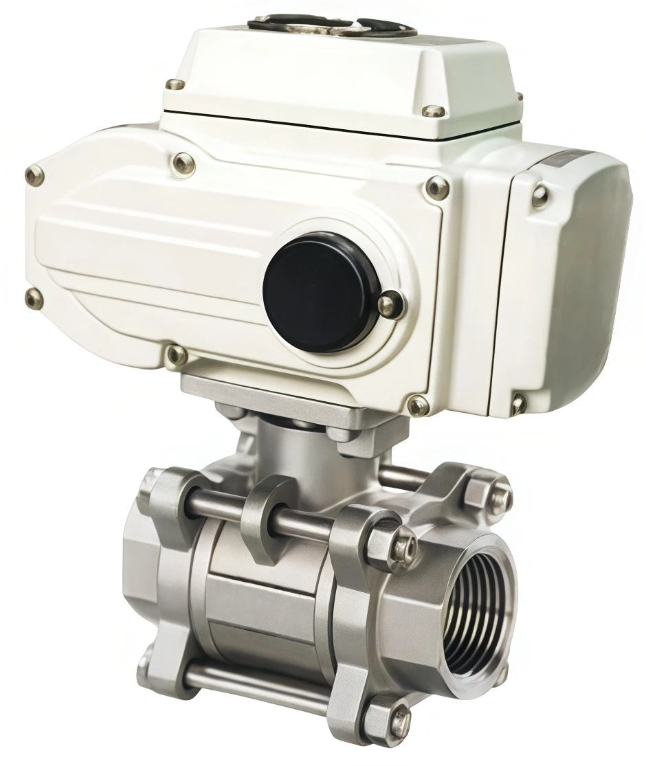 Electric screw ball valve