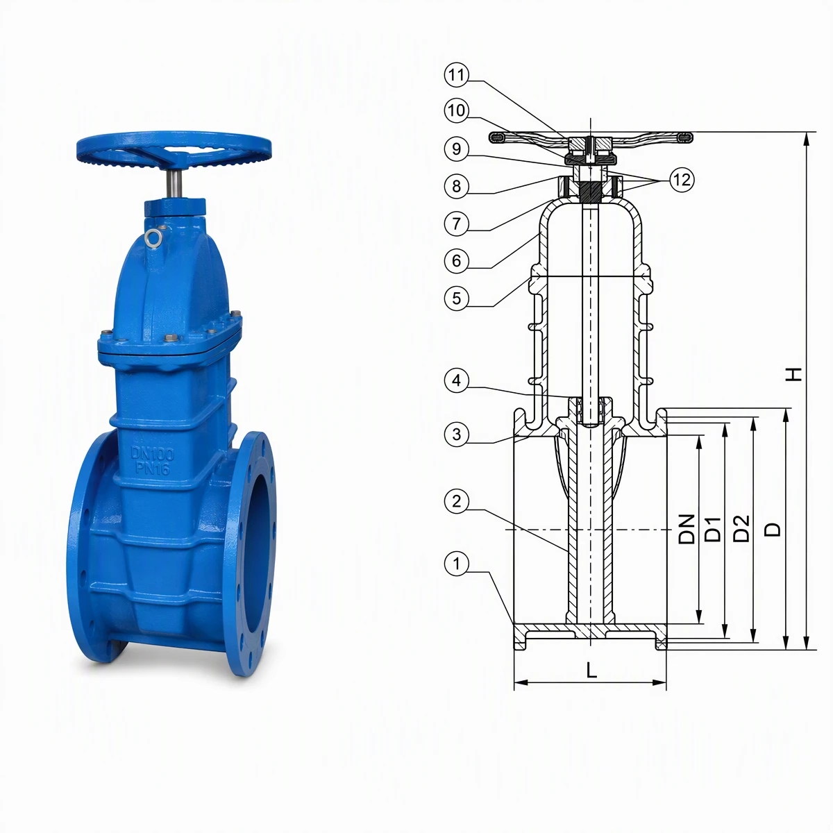 Resilient Seated Gate Valve