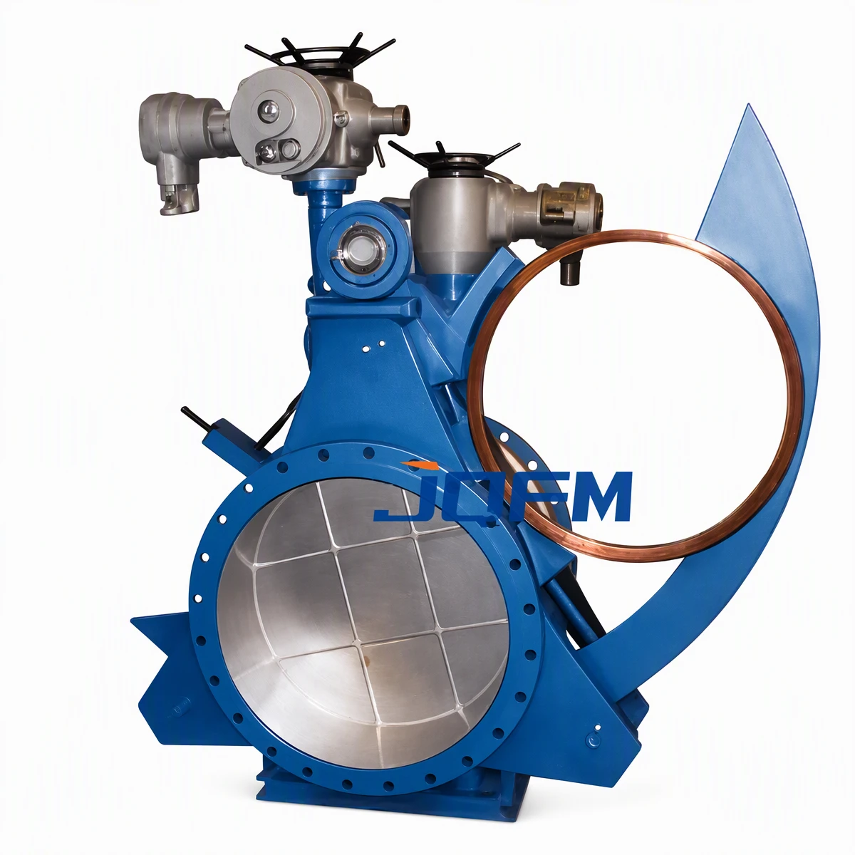 Electric blind valve blind valve