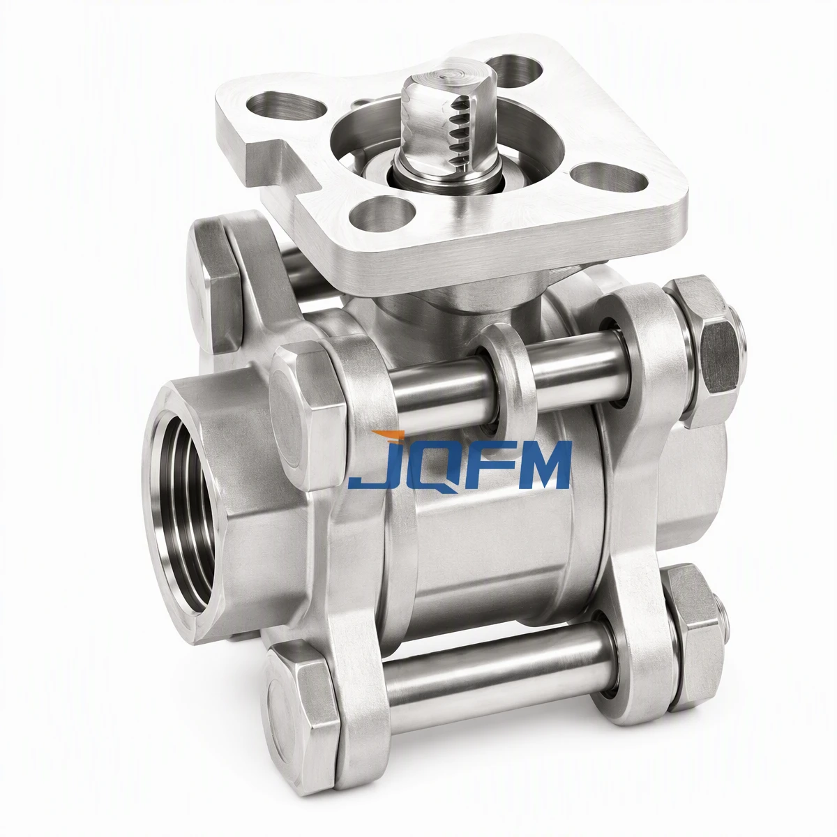 3PC Internal thread high platform ball valve valve