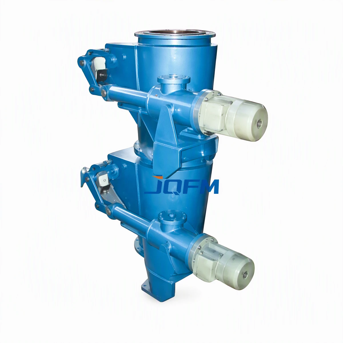 Intelligent double-layer ash discharge valve