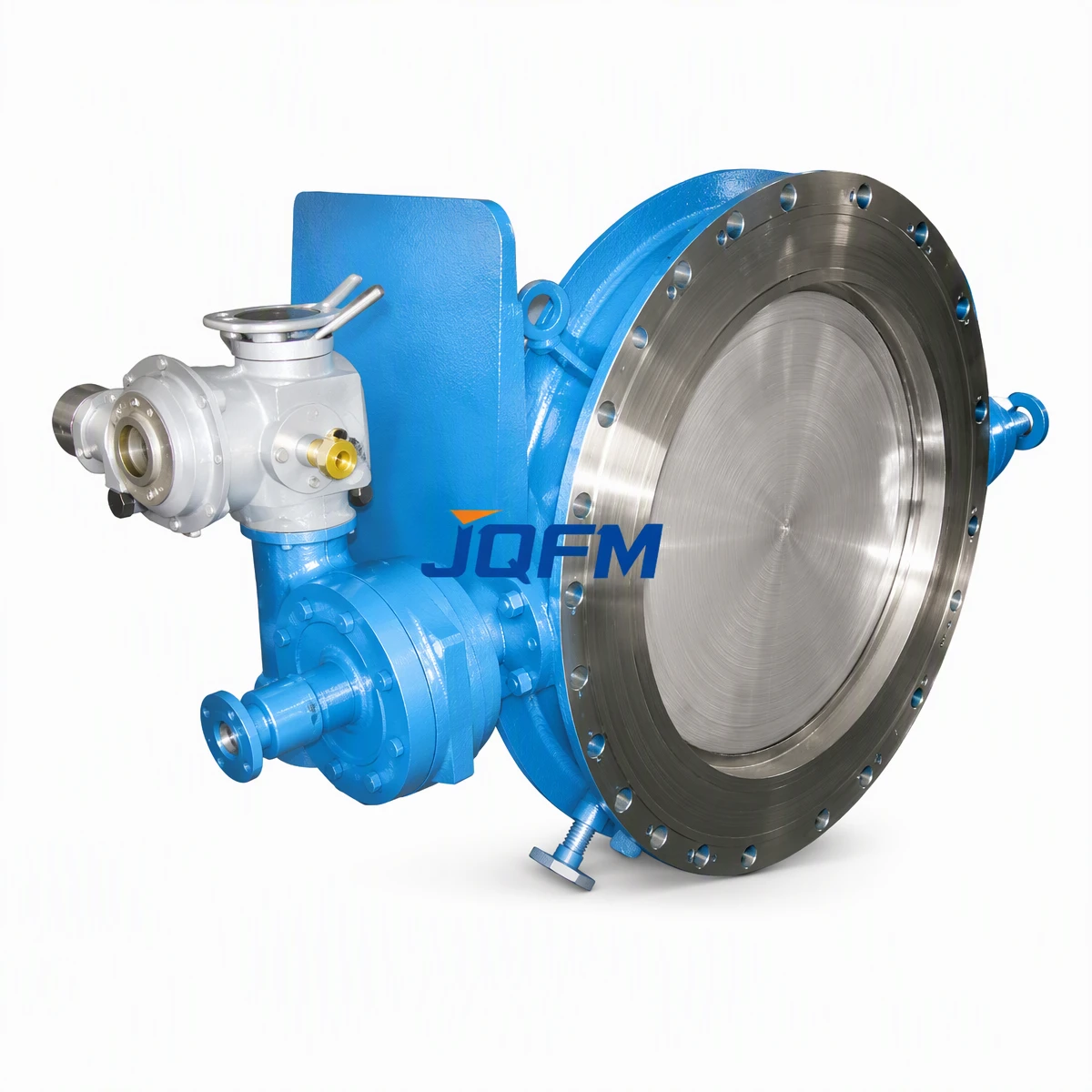 Water cooled ultra high temperature butterfly valve