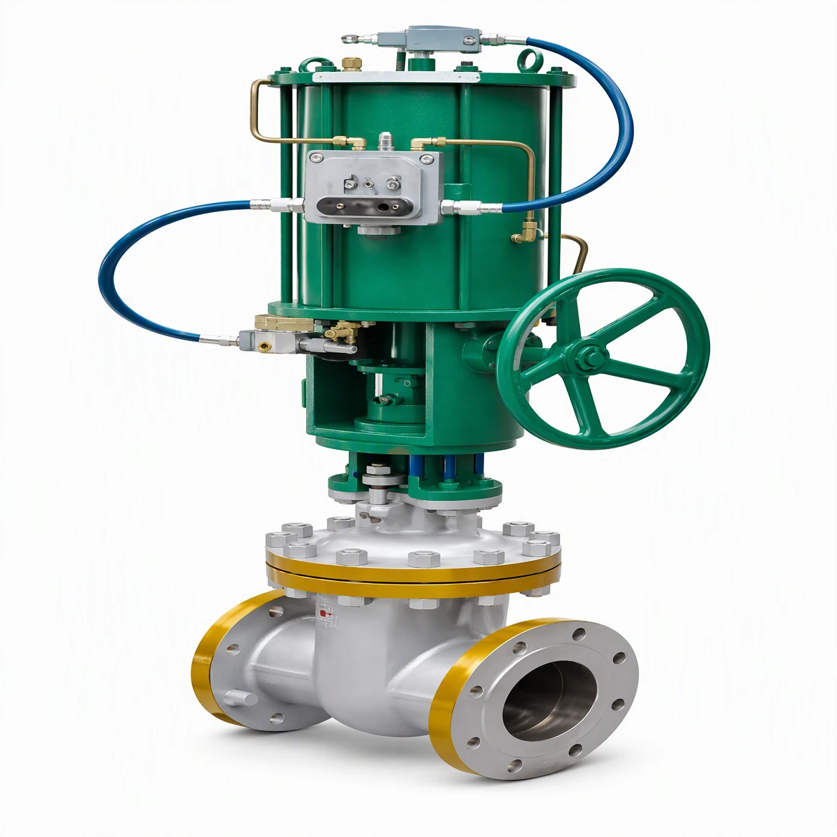 Pneumatic gate valve