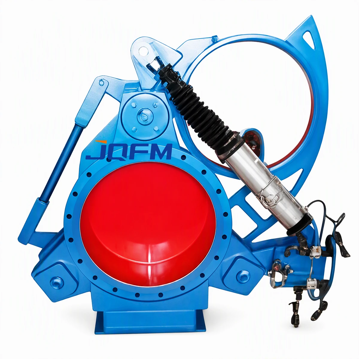 Pneumatic sector blind valve