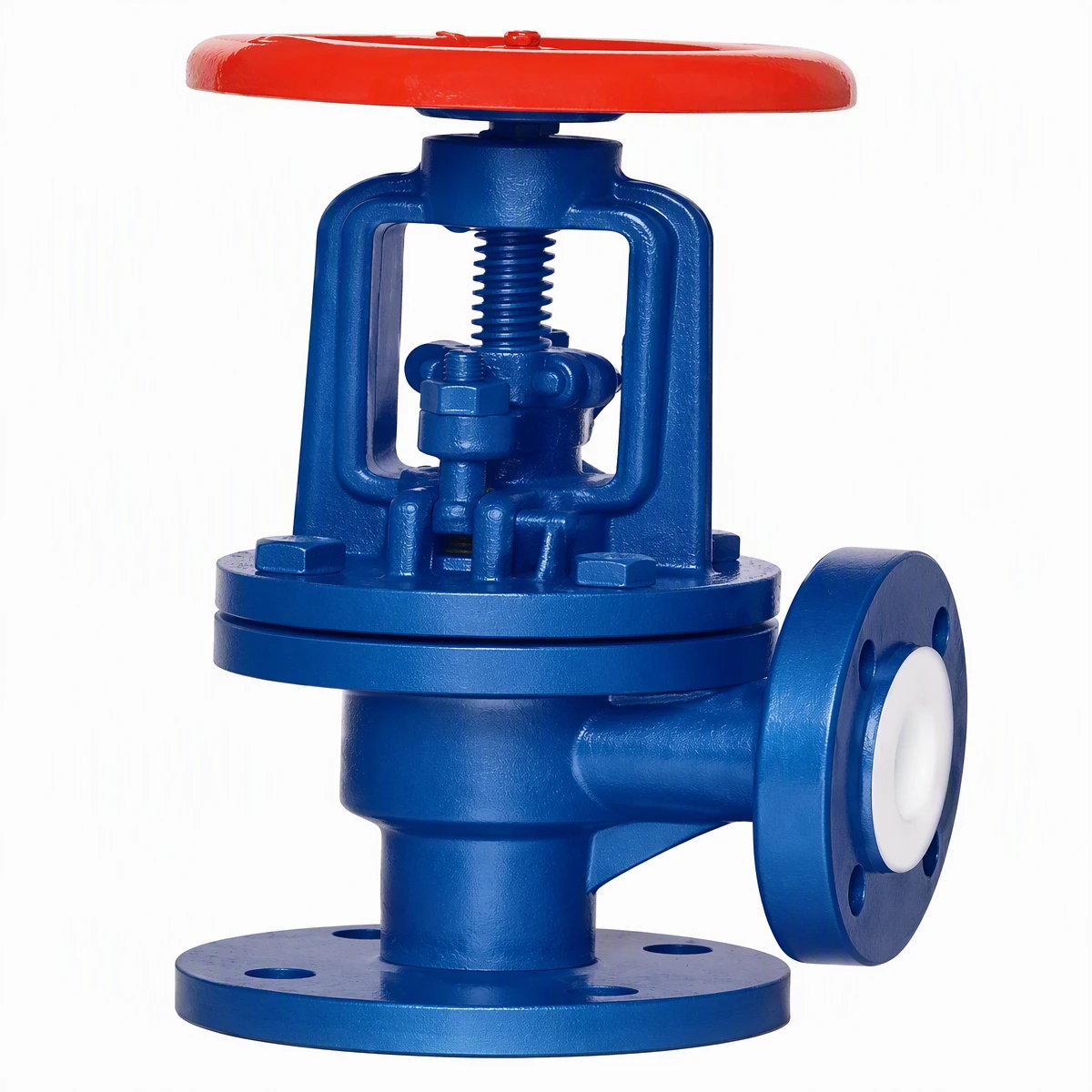 Fluorine lined globe valve