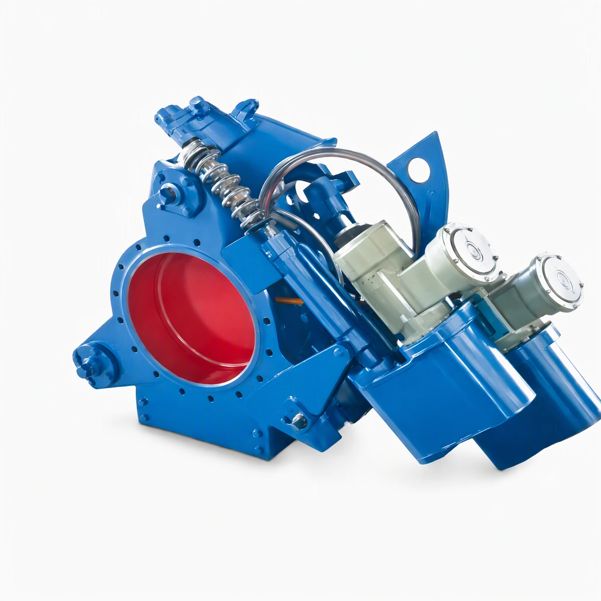 Electro hydraulic blind valve