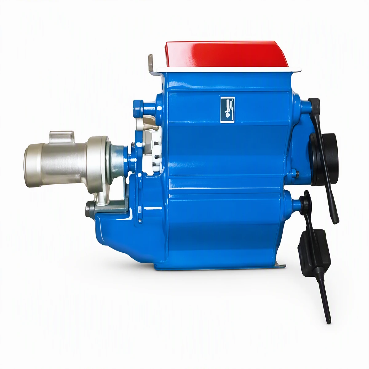 Electric double-layer ash discharge valve