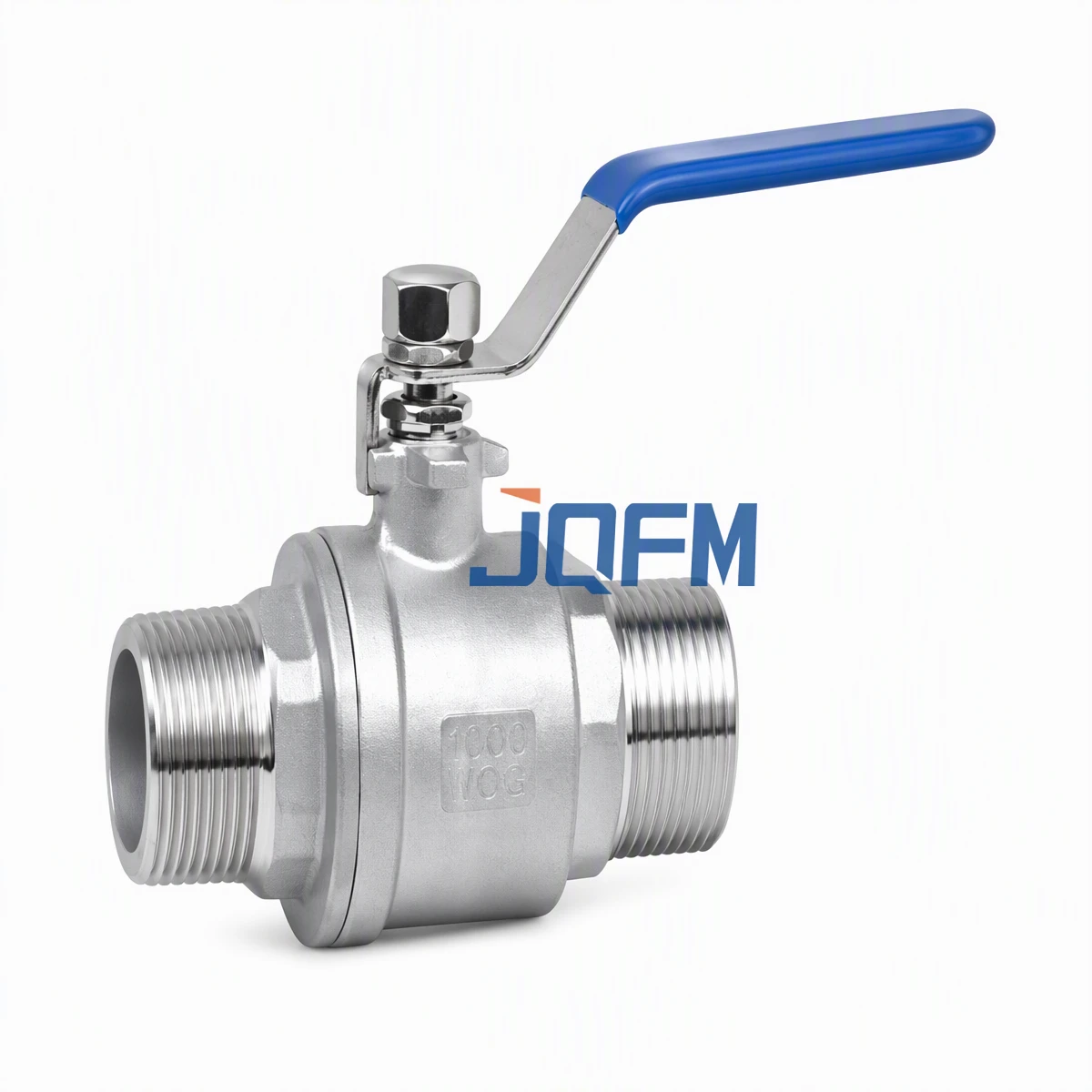 2PC Double external thread ball valve