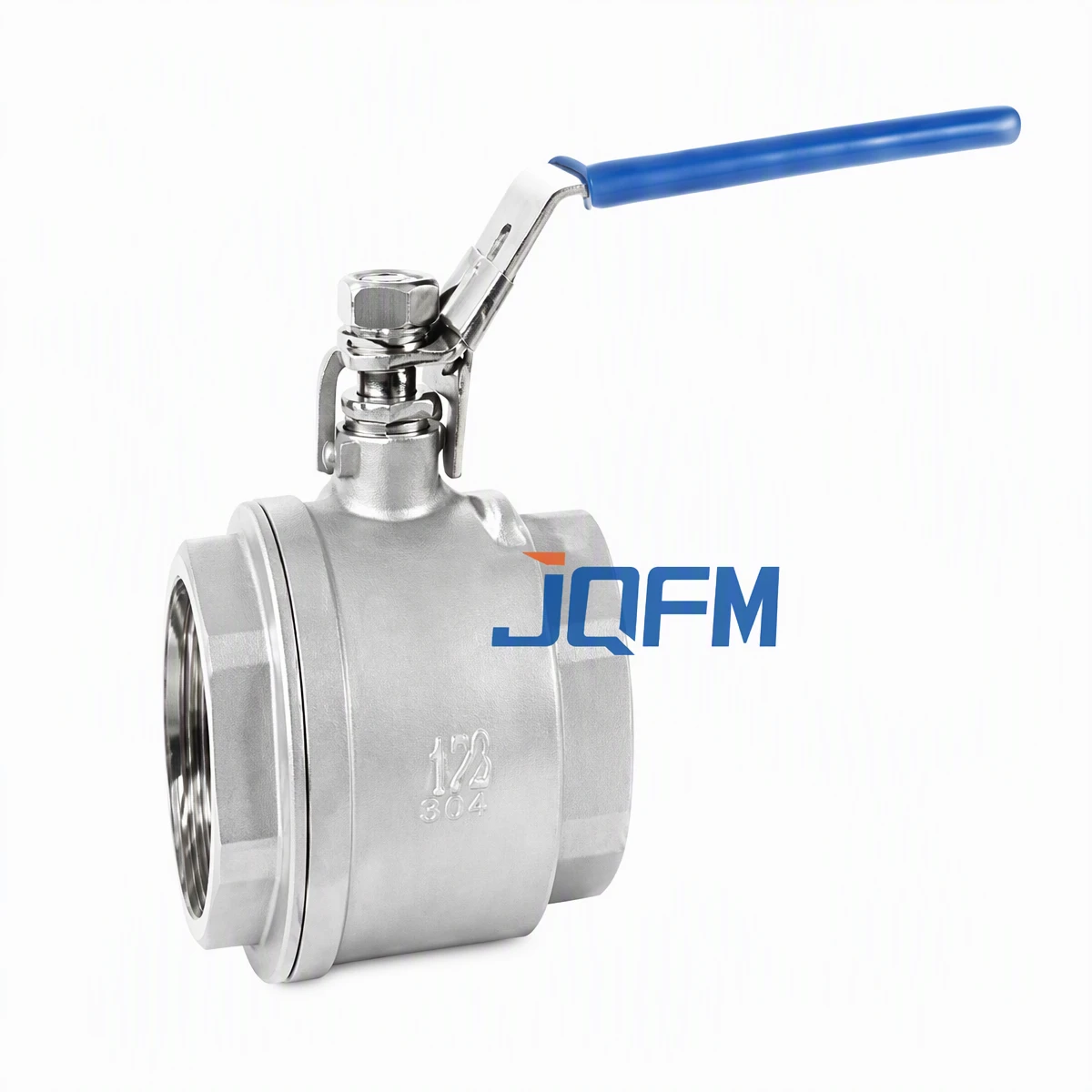 Two-piece ball valve