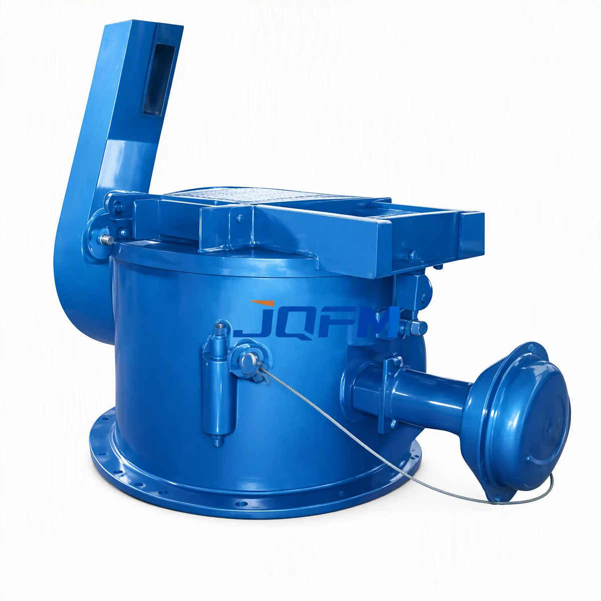 Spring loaded self closing explosion-proof valve