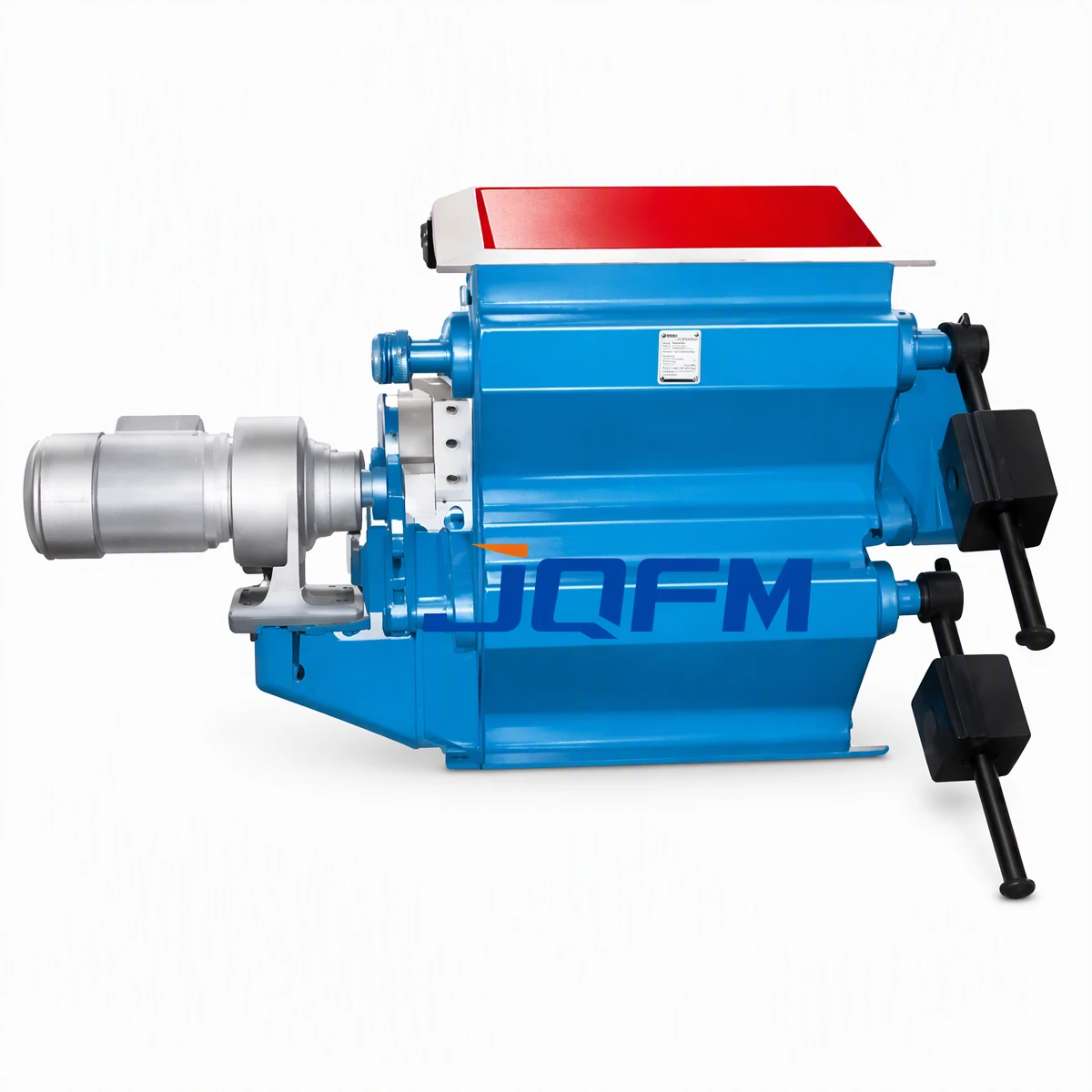 Electric double-layer ash discharge valve